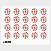 Notenkraker Ronde Sticker (Vel)