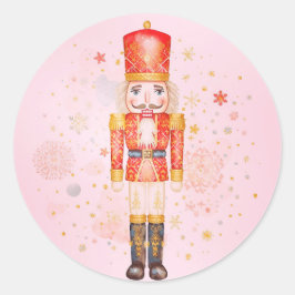 Notenkraker Ronde Sticker