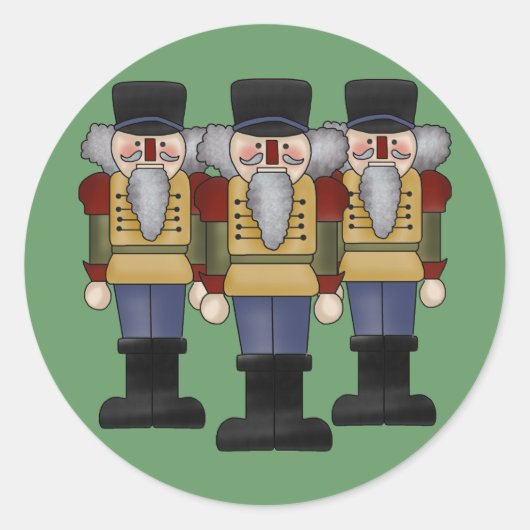 Notenkraker Ronde Stickers (Voorkant)