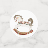 Notenkraker rood en goud ballerina verjaardagsfees confetti (Kleine voorkant)