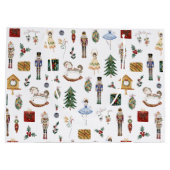 Notenkraker rood goud ballerina verjaardagsfeest groot cadeauzakje (Achterkant)