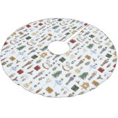 Notenkraker rood goud Suiker pruim fee Kerstmis Kerstboom Rok (Gekanteld)