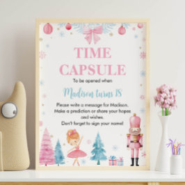 Notenkraker Roze Ballet Verjaardag Tijd Capsule Te Poster