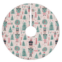 Notenkraker Roze Mint Patroon Kerstboom Rok