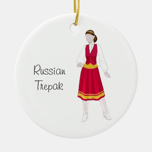 Notenkraker Russian Trepak Keepsake Ornament (Voorkant)