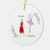 Notenkraker Russisch/Columbine Keramisch Ornament (Links)