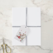 Notenkraker, schommelpaard en kerstboom cadeaulabel (Met Touw)