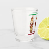 Notenkraker Shot Glass Kerstcadeau Glas (Links)