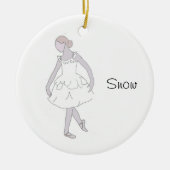 Notenkraker Snow Keepsake Ornament (Voorkant)