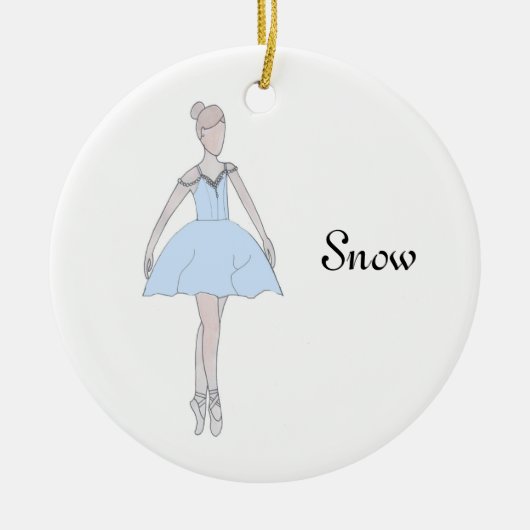Notenkraker Snow Keepsake Ornament (Voorkant)