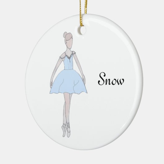 Notenkraker Snow Keepsake Ornament (Links)