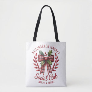 Notenkraker Social Club Winkel Markt Groep Tote Bag