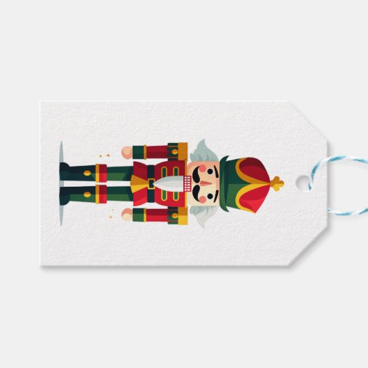 Notenkraker Soldaat Cadeaulabel (Voorkant (Horizontaal))