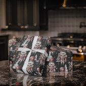 Notenkraker Soldaat Kapitein Kerstbomen Cadeaupapier