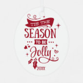 Notenkraker Soldaat Kerstboom Jaar toevoegen Metalen Ornament (Achterkant)