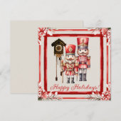 Notenkraker Soldaat Klokkenmakers' Koekoek Kaart (Voorkant / Achterkant)