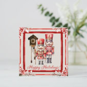 Notenkraker Soldaat Klokkenmakers' Koekoeksklok Kaart (Staand voorkant)