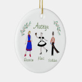  Notenkraker Soldaat / Maid / Russisch Keramisch Ornament (Rechts)