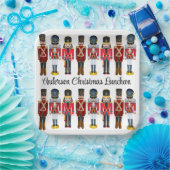 Notenkraker soldaat personaliseren tekst schattige papieren bordje (Feest)