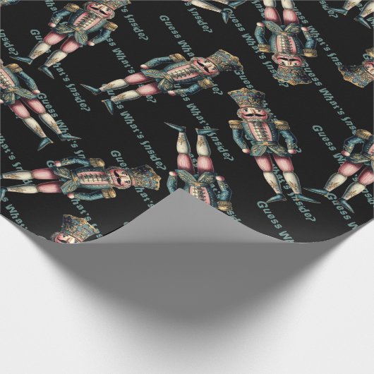 Notenkraker Soldaat Raad eens wat er in zit? Cadeaupapier (Hoek)