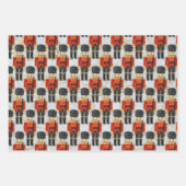 Notenkraker Soldaat Sugar Plum Fairy Kerstmis Inpakpapier Vel (Voorkant 3)