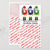 Notenkraker Soldaten Kerst Foto Feestdagenkaart (Voorkant / Achterkant)