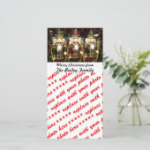 Notenkraker Soldaten Kerst Foto Feestdagenkaart (Staand voorkant)