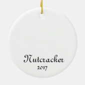 Notenkraker Soldier Keepsake Ornament (Achterkant)