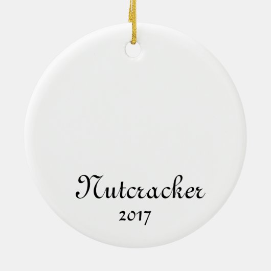 Notenkraker Soldier Keepsake Ornament (Achterkant)
