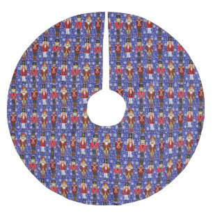 Notenkraker Soldiers  Christmas Blue Snow Kerstboom Rok