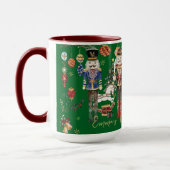  Notenkraker Soldiers Kerstkoffie Mok (Links)