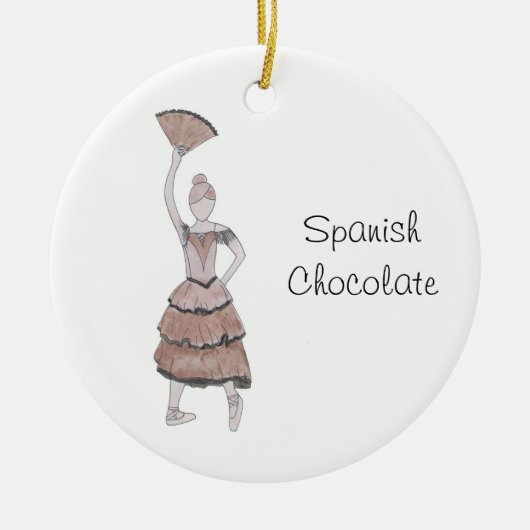 Notenkraker Spanish Chocolate Keepsake Ornament (Voorkant)