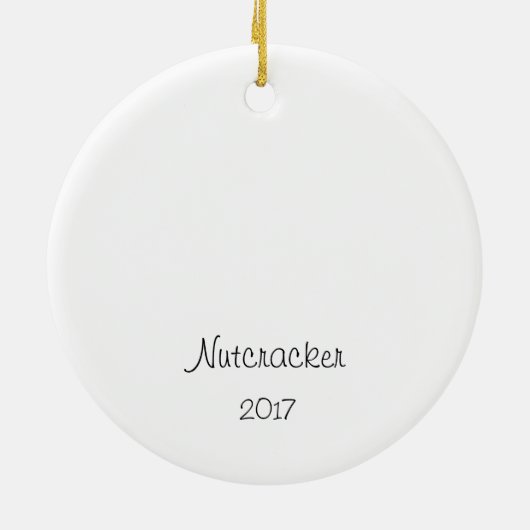Notenkraker Spanish Chocolate Keepsake Ornament (Achterkant)