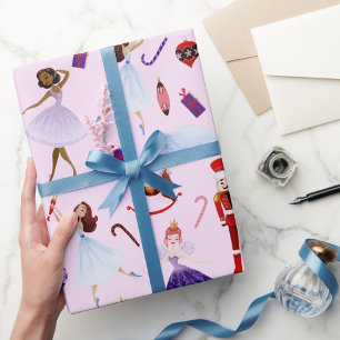 Notenkraker Speelgoed Ballerina Dansers Zwaan Suur Cadeaupapier