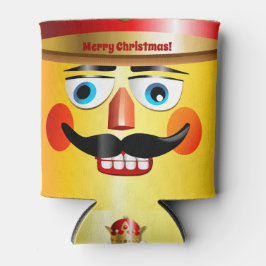 Notenkraker Speelgoed Soldaat Gezicht Blikjeskoeler