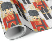 Notenkraker Speelgoed Soldaat Xmas Kerst Kinder Cadeaupapier (Rol Hoek)