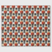 Notenkraker Speelgoed Soldaat Xmas Kerst Kinder Cadeaupapier (Vlak)