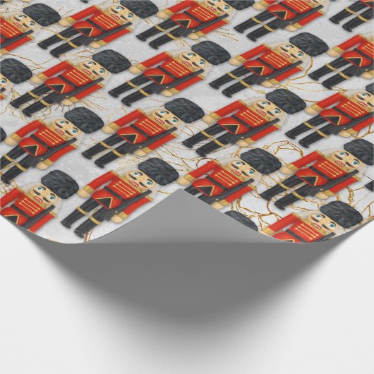 Notenkraker Speelgoed Soldaat Xmas Kerst Kinder Cadeaupapier (Hoek)