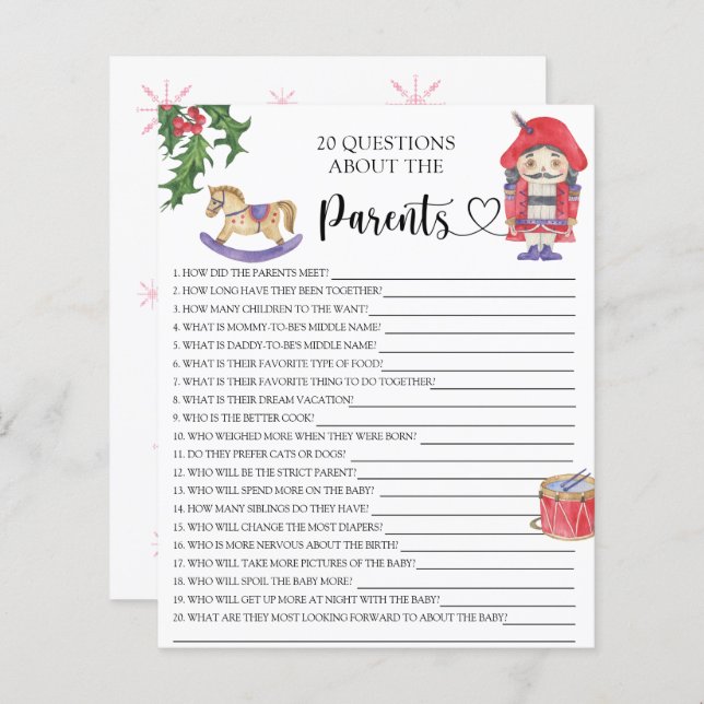 Notenkraker - spelletjes over de ouders (Voorkant / Achterkant)