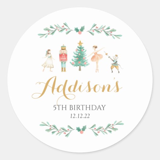 Notenkraker sticker, Sugar Plum Fairy sticker (Voorkant)