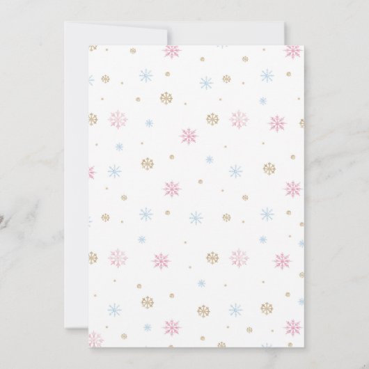 Notenkraker Sugar Plum Fairy Verjaardag uitnodigin Kaart (Achterkant)