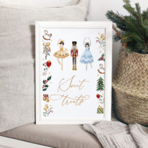 Notenkraker suiker pruim fee verjaardag zoete lekk poster