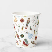 Notenkraker suiker pruim fee verjaardagsfeest papieren bekers (Achterkant)