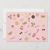 Notenkraker Suikerpruimfee Kerst Verjaardagsuitnod Kaart (Achterkant)