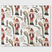 Notenkraker Suite Ballerina Christmas Let it Snow Cadeaupapier (Vlak)