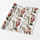 Notenkraker Suite Ballerina Christmas Let it Snow Cadeaupapier (Uitgerold)