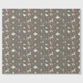 Notenkraker Suite Ballerina Horse Grey Cadeaupapier (Vlak)