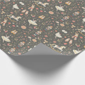 Notenkraker Suite Ballerina Horse Grey Cadeaupapier (Hoek)