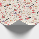 Notenkraker Suite Sugar Plum Fairy Horses Cadeaupapier (Hoek)