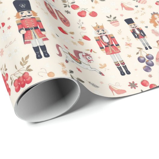 Notenkraker Suite Sugar Plum Fairy Horses Cadeaupapier (Rol Hoek)